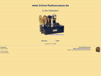 online-radiomuseum.de Webseite Vorschau