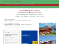 haus-rosenrot.de Webseite Vorschau