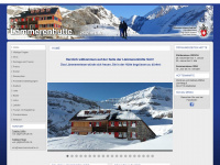 laemmerenhuette.ch Webseite Vorschau