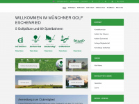 muenchner-golf-eschenried.de Webseite Vorschau