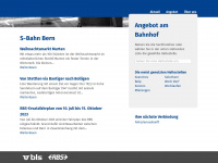 s-bahn-bern.ch Webseite Vorschau