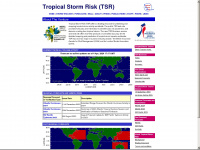 tropicalstormrisk.com Webseite Vorschau