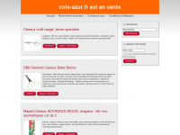 cote-azur.fr Webseite Vorschau