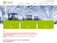 hauck-entsorgungslogistik.de Webseite Vorschau