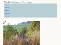 gutsgaertnerei-sierhagen.de Webseite Vorschau