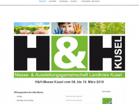 h-und-h-messe.de Webseite Vorschau