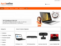 auctionline.ch Webseite Vorschau