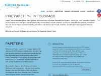 calmart.ch Webseite Vorschau