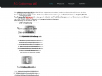 ac-collormax.ch Webseite Vorschau