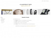 carpentier.ch Webseite Vorschau