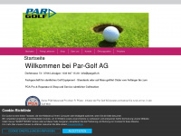 pargolf.ch Webseite Vorschau