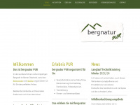bergnatur-pur.ch Webseite Vorschau