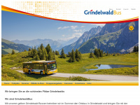 grindelwaldbus.ch Webseite Vorschau