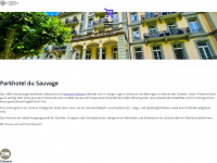 sauvage.ch Webseite Vorschau