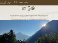 feld.ch Webseite Vorschau
