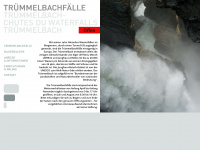 truemmelbachfaelle.ch Webseite Vorschau