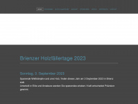 brienzerholzfaellertage.ch Webseite Vorschau