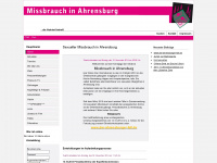 missbrauch-in-ahrensburg.de Webseite Vorschau