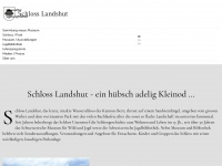 schlosslandshut.ch Webseite Vorschau