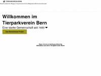 tierparkverein.ch Webseite Vorschau