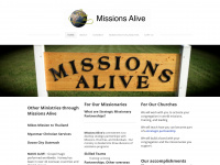 missionsalive.org Webseite Vorschau