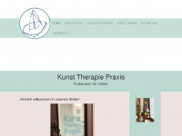 kunst-therapie-praxis.de Webseite Vorschau