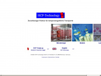 hcp-technology.de Webseite Vorschau