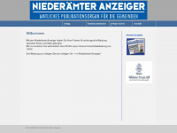 niederaemter-anzeiger.ch Webseite Vorschau