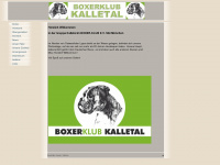 boxerklub-kalletal.de Webseite Vorschau