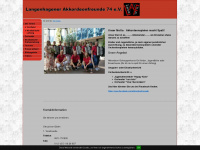 langenhagener-akkordeonfreunde.de Webseite Vorschau