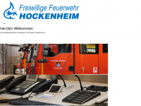 feuerwehr-hockenheim.de Webseite Vorschau