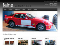feine-automobile.com Webseite Vorschau