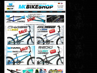 mk-bikeshop.de Webseite Vorschau