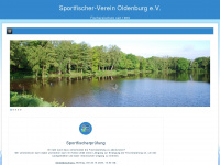 sportfischerverein-oldenburg.de Webseite Vorschau