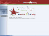 waldeck-kolleg.de Webseite Vorschau