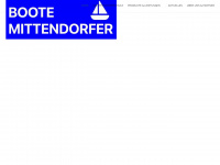 boote-mittendorfer.at Webseite Vorschau