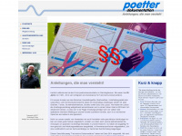 poetter-dokumentation.de Webseite Vorschau