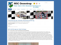msc-oeventrop.de Webseite Vorschau