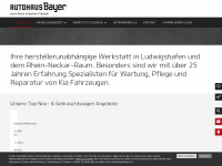 kia-bayer.de Webseite Vorschau