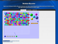 shooter-bubble.de Webseite Vorschau