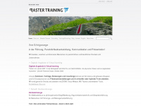 mastertraining.ch Webseite Vorschau