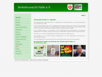 verkehrswacht-halle.com Webseite Vorschau