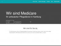 medicare-hamburg.de Webseite Vorschau