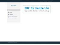 bkk-heilberufe.de Webseite Vorschau