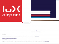 lux-airport.lu Webseite Vorschau