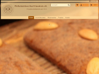 pfefferkuchen.de Webseite Vorschau