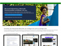 advertising.microsoft.com Webseite Vorschau