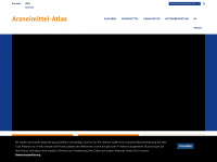 arzneimittel-atlas.de Webseite Vorschau