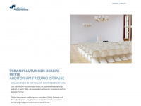 auditorium-friedrichstrasse.de Webseite Vorschau