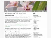 orchideenfieber.de Webseite Vorschau